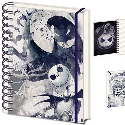Quaderno - Nightmare Before Christmas - Water Colour A5 Wiro Notebook