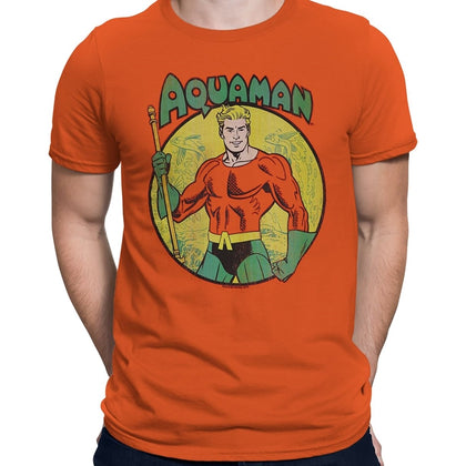 T-Shirt - Aquaman - All The Heroes Distressed