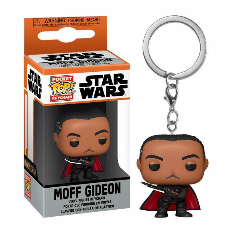 PORTACHIAVI - STAR WARS - THE MANDALORIAN - POP FUNKO VINYL KEYCHAIN MOFF  GIDEON 4CM