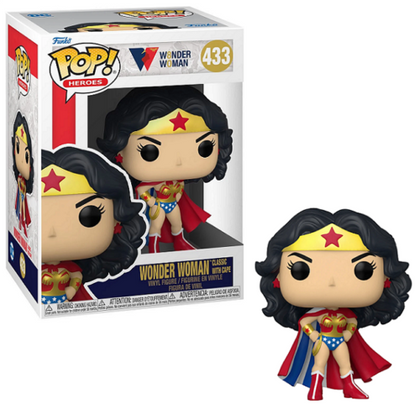 Funko Pop - Dc Comics - Wonder Woman 80Th - Wonder Woman (Classic With Cape) (433)