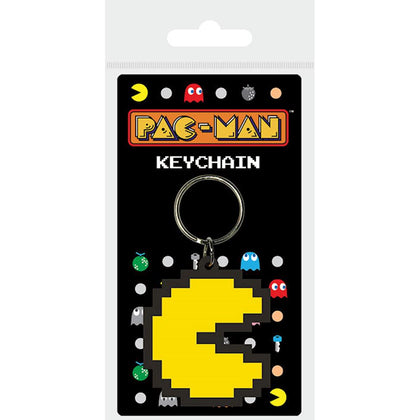Portachiavi - Pac-Man - Pixel Rubber Keychain