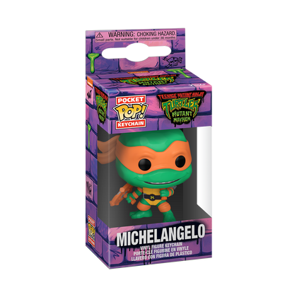 Portachiavi - Funko Pocket Pop - Teenage Mutant Ninja Turtles - Keychain - Michelangelo