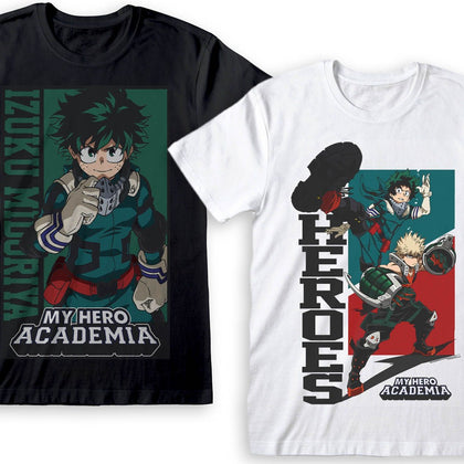T-Shirt - My Hero Academia - Deku - Bakugo