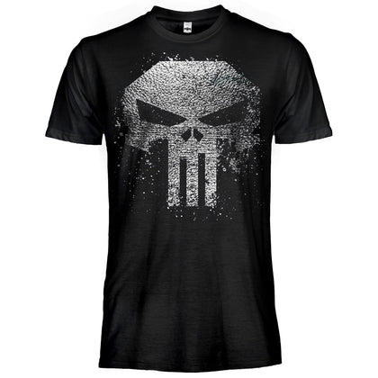 T-Shirt - Marvel - Punisher - Logo Silver