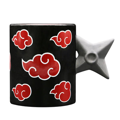 Tazza Sagomata - Naruto Shippuden - Shuriken Akatsuki (Mug 3D Handle / Tazza)