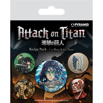 Spille - Attack On Titan S4 Badge Pack