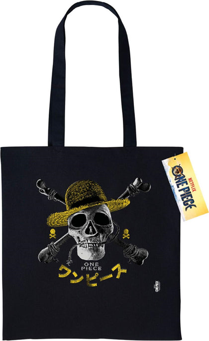 Borsa - One Piece Live Action (Skull Hat) Black Tote Bag