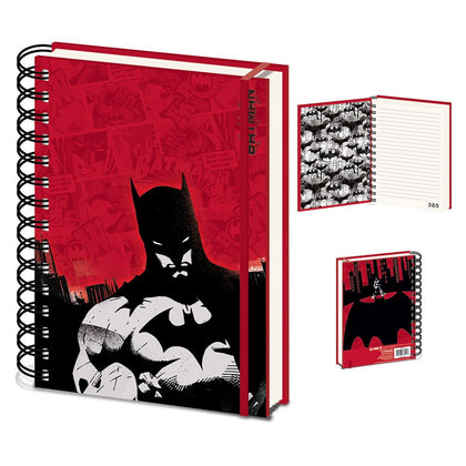 Quaderno - Dc Comics - Batman - Red (A5 Wiro Notebook)