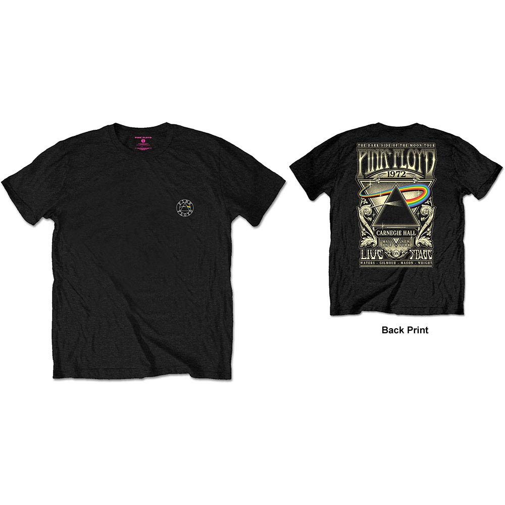 T-Shirt - Pink Floyd - Carnegie Hall Black (Back Print/Retail Pack)