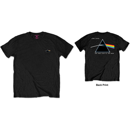 T-Shirt - Pink Floyd - Dsotm Prism Black (Back Print/Retail Pack)