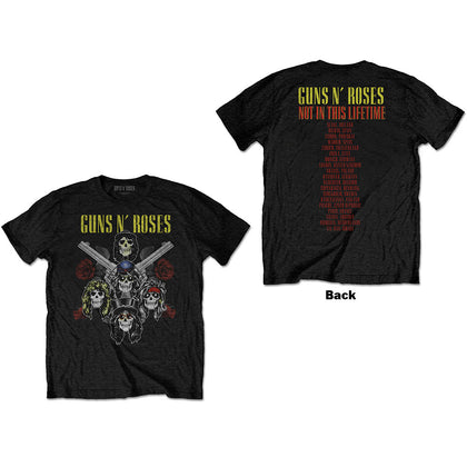 T-Shirt - Guns N' Roses - Pistols & Roses (Back Print)