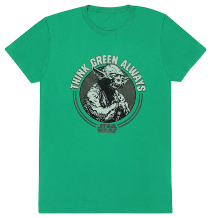 T-Shirt - Star Wars - Yoda Think - Green