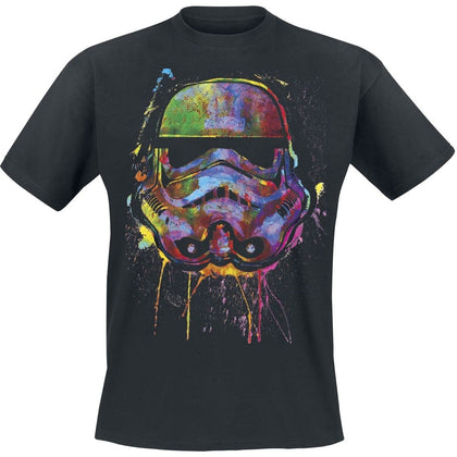 T-Shirt - Star Wars - Paint Splats Helmet