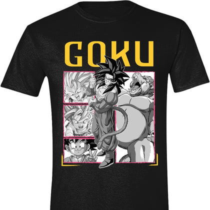 T-Shirt - Dragon Ball Gt - Goku Panels