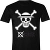 T-Shirt - One Piece - Skull Black & White Logo (T-Shirt Unisex)