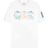 T-Shirt - Pokemon - Starters White (T-Shirt Unisex)