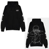 Felpa - Naruto Shippuden: Men's Zipper Black (Felpa Con Cappuccio Unisex)