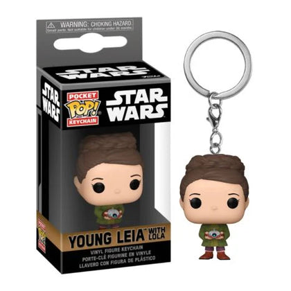 Portachiavi -  Funko Pocket Pop - Star Wars - Keychain - Obi-Wan Kenobi S2 - Young Leia Organa