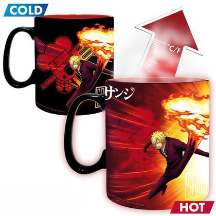 Tazza Termosensibile - One Piece - Zoro & Sanji (Mug Heat Change 460 Ml / Tazza Termosensibile)
