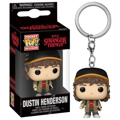 Portachiavi - Funko Pocket Pop - Stranger Things - Keychain - S5 - Dustin Henderson
