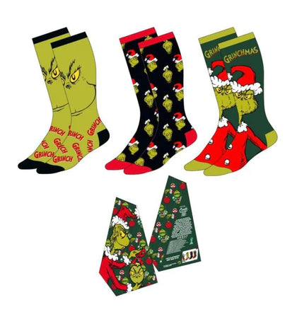 Calzini - Grinch (The) (Set Calzini 3 Pz Tg. Unica)