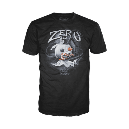 T-Shirt - Disney - Funko Boxed Tee - The Nightmare Before Christmas - Zero w/Cane
