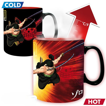 Tazza Termosensibile - One Piece - Zoro & Sanji (Mug Heat Change 460 Ml / Tazza Termosensibile)