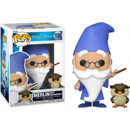 Funko Pop - Disney - Sword In The Stone - Merlin With Archimedes (Vinyl Figure 1100)