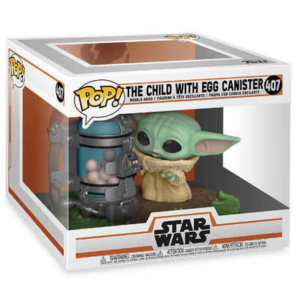 FUNKO POP - STAR WARS - THE MANDALORIAN - 407 THE CHILD W/ EGG CANNISTER 9CM