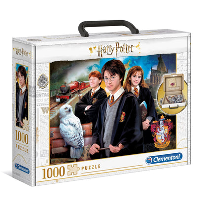 Puzzle - Harry Potter - Clementoni - Puzzle 1000 Pz - Valigetta