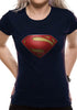 T-Shirt - Superman - Man Of Steel - Textured Logo