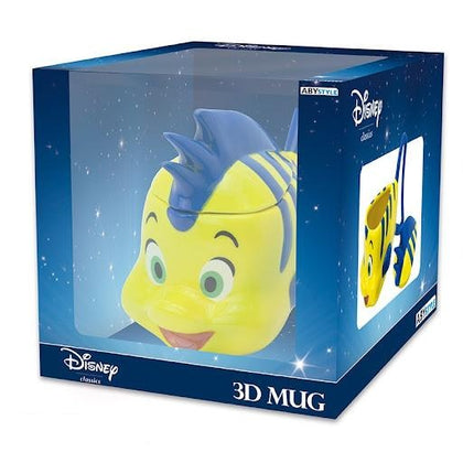 TAZZA 3D - DISNEY - TAZZA 320ML 3D - FLOUNDER THE LITTLE MERMAID