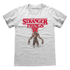 T-Shirt - Stranger Things - Logo Demogorgon Heather Grey