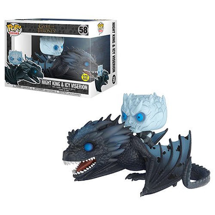 FUNKO POP - GAME OF THRONES - (58) NIGHT KING & ICY VISERION (GLOWS IN THE DARK)