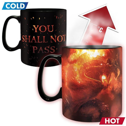 TAZZA TERMOSENSIBILE - LORD OF THE RINGS - TAZZA HEAT CHANGE 460ML - YOU SHALL NOT PASS