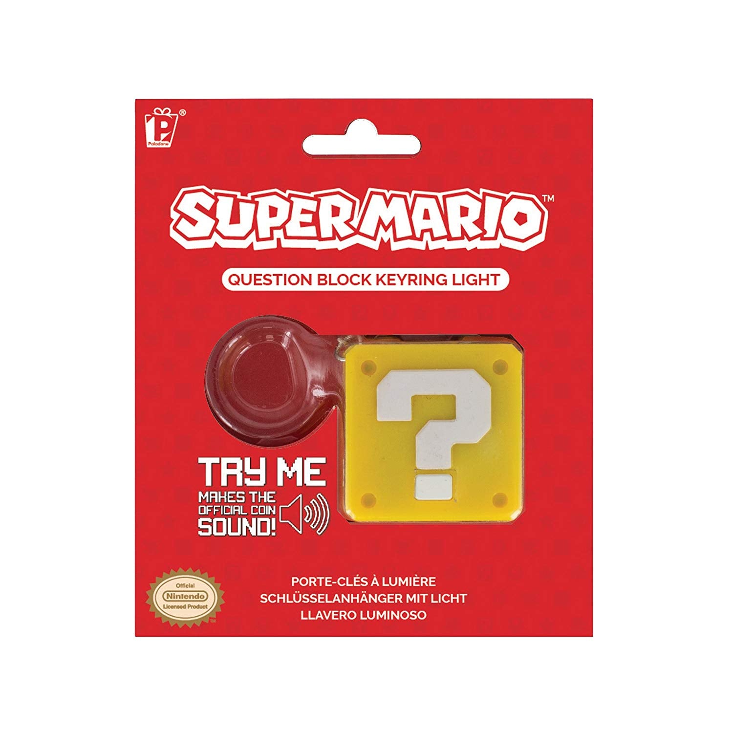 Portachiavi - Super Mario - Question Block (Luminoso)