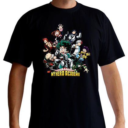 T-Shirt - My Hero Academia - Heroes Black