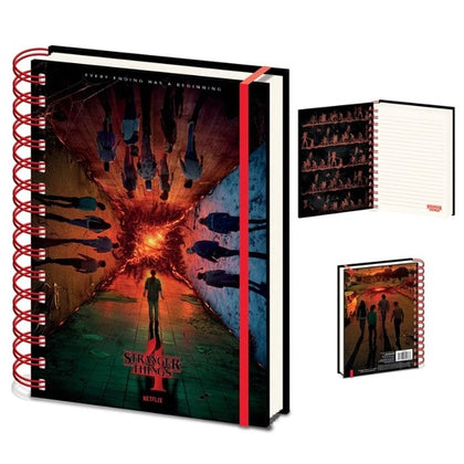 Quaderno - Stranger Things 4 (Every Ending Has A Beginning) A5 Wiro Notebook