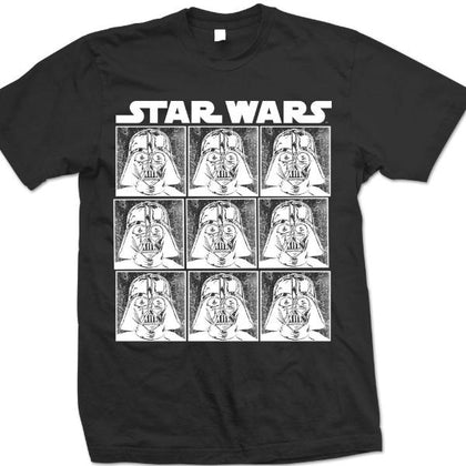 T-Shirt - Star Wars - Vader Repeat Nero