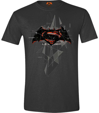 T-Shirt - Batman - Batman VS Superman - Cubic Logo