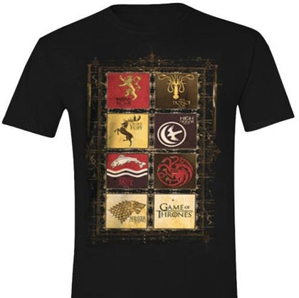 T-Shirt - Game Of Thrones - Family Sigil Nera