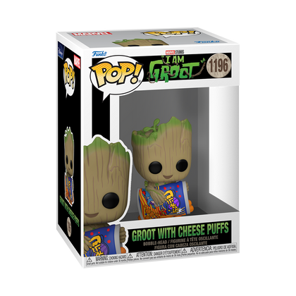 Funko Pop - Marvel - Guardians Of The Galaxy - Groot W/Cheese Puffs 1196