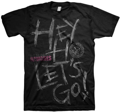 T-Shirt - Ramones - Hey Ho Black