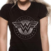 T-Shirt - Wonder Woman - Chrome Logo
