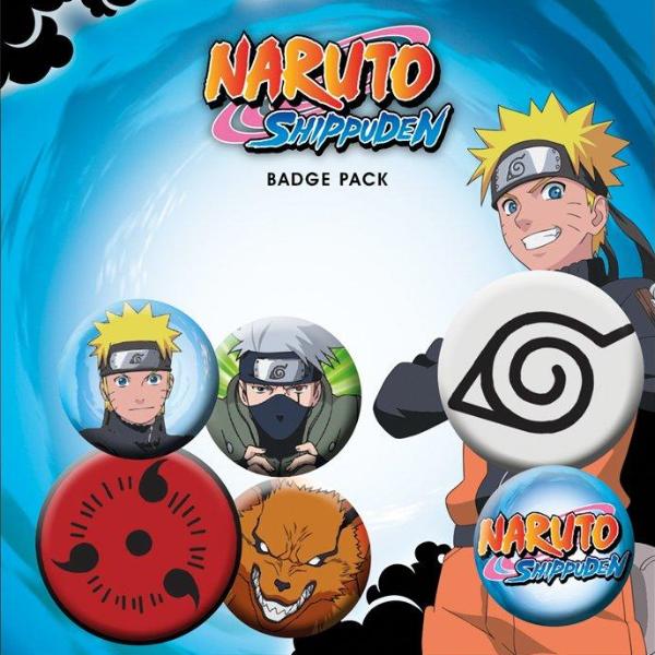 Spille - Naruto Shippuden - Mix (Badge Pack)