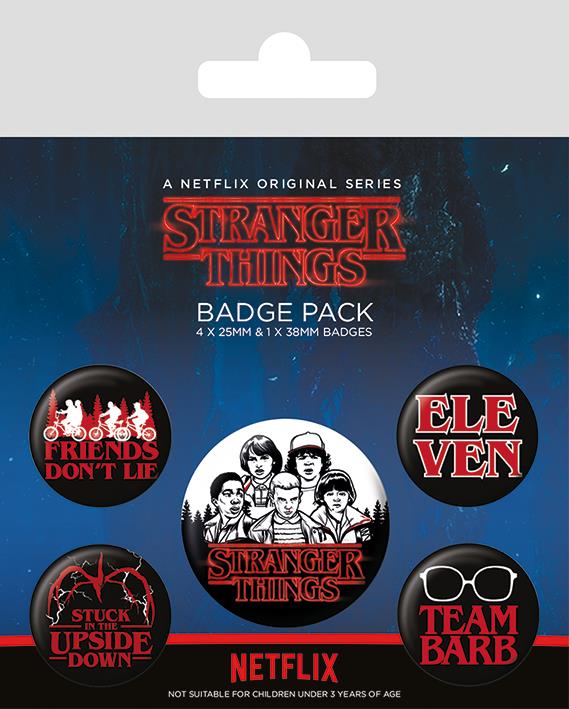 Spille - Stranger Things - (Characters) Badge Pack