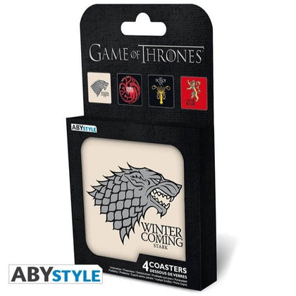 Sottobicchiere - Game Of Thrones - Houses Coasters - (Set 4 Sottobicchieri)