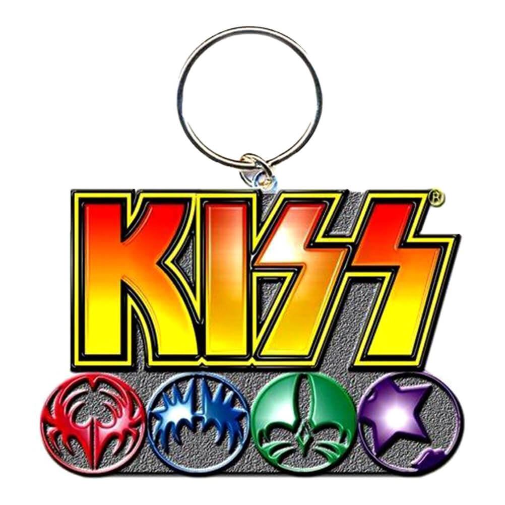 Portachiavi - Kiss - Logo & Icons