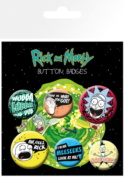 Spille - Rick & Morty - Mix 1 (Badge Pack)