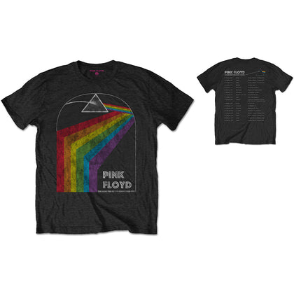 T-Shirt - Pink Floyd - Dark Side Of The Moon 1972 Tour Special Edition Black